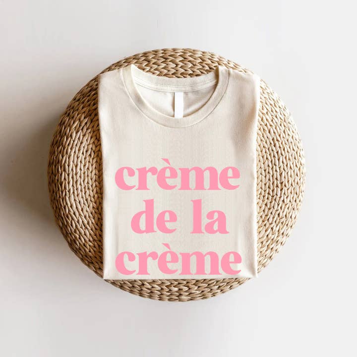 STARCHIS - Wholesale Screen Printed T-Shirt - Women's - Creme de la creme2