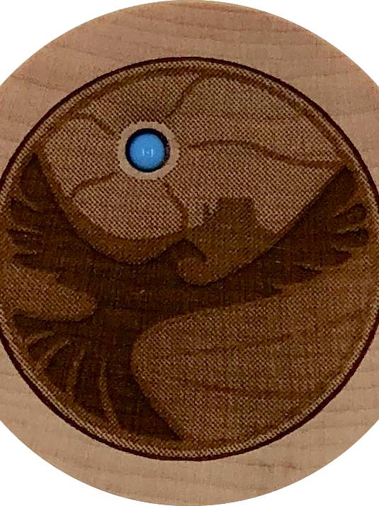 Eagle Wood Dreambox - Turquoise for wholesale by Woodcutts Inc.