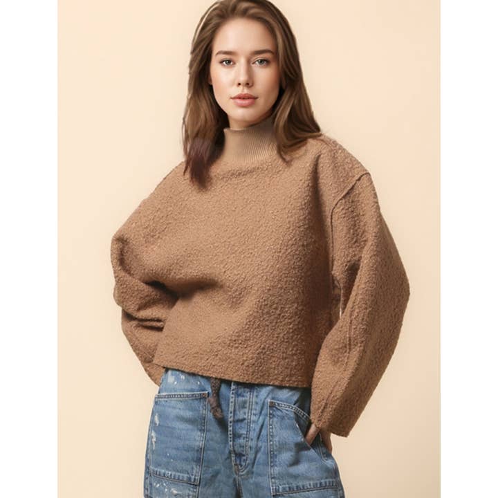 Sweetkama - Venta al por mayor Forro polar - Mujer - Jersey de forro polar con cuello de tortuga para mujer SKT465414