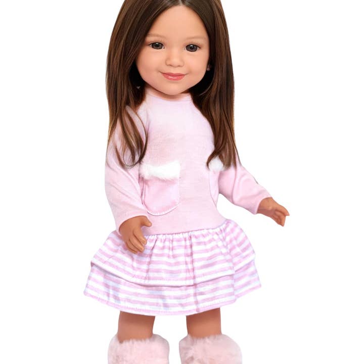 Kennedy and Friends/ Ann Lauren Dolls/ MBD - Wholesale Doll - Kids - Rosalie™: Embodied Elegance of an 18-Inch Doll- Boxed4