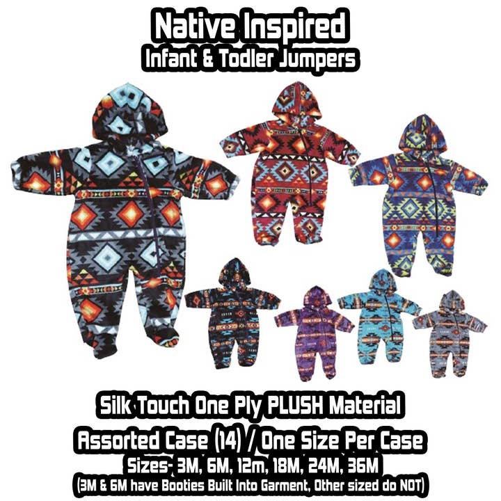 Infant - Toddler Jumpers -Silk-Touch-Native Inspired Designs for wholesale by SquatchSwag