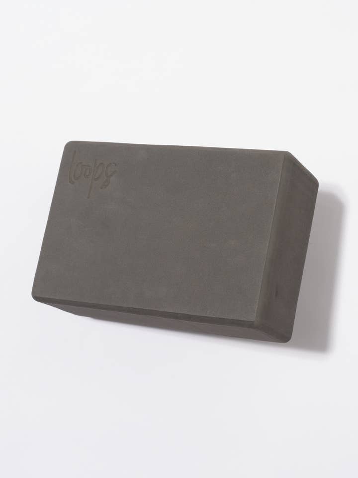 Yoga Block - Charcoal for wholesale by Reformer Loops