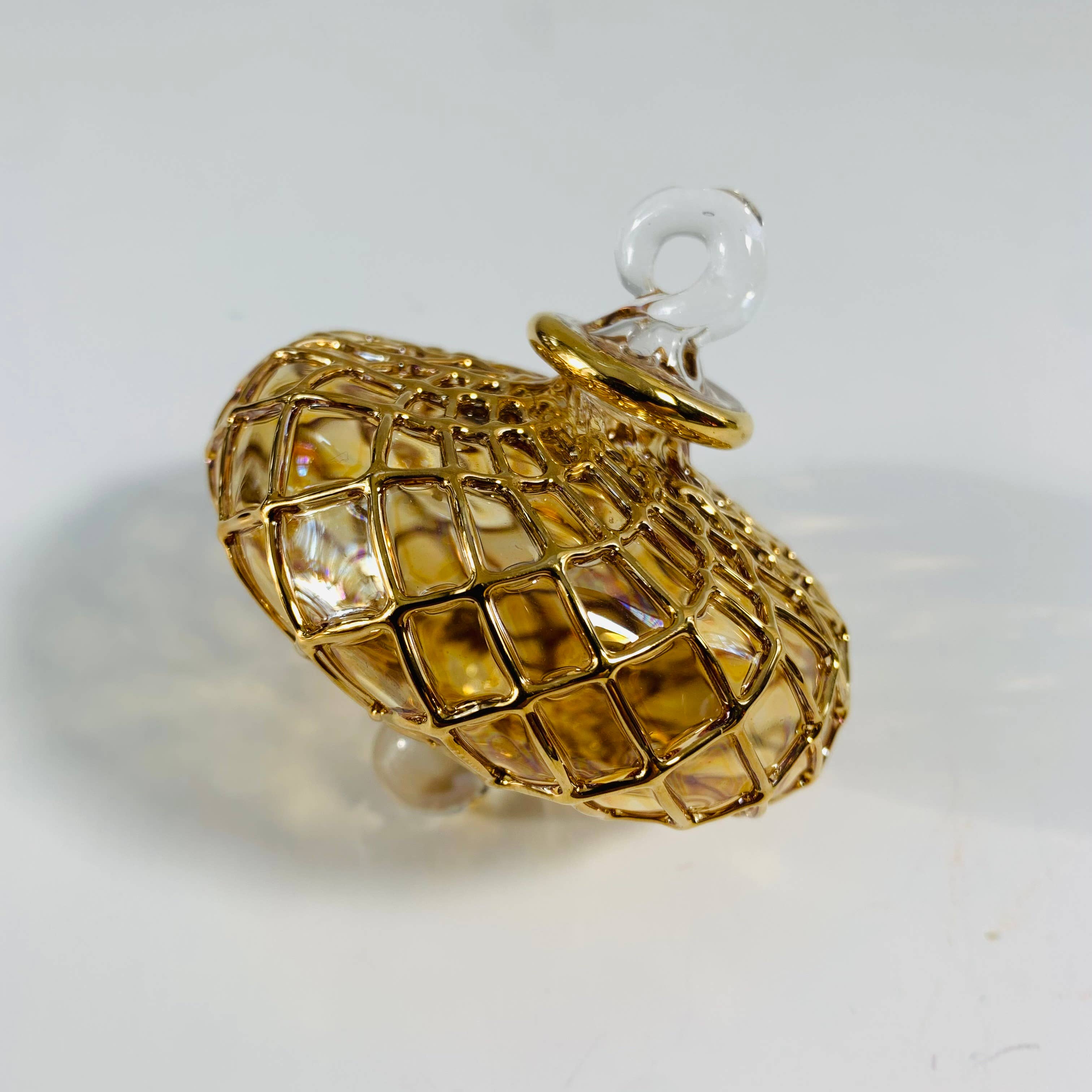 Dandarah - Wholesale Ornament - Klein ornament van geblazen glas - Diamond Toupie1