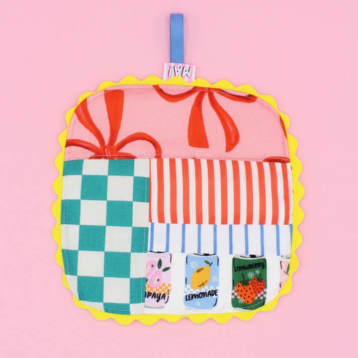 Machatatelier - Wholesale Oven Mitt/Pot Holder - Patchwork checkerboard