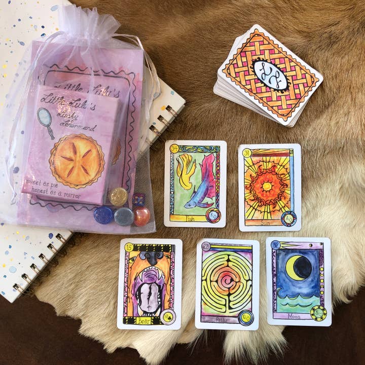 Sweet as Pie Lenormand Oracle Divination Cards Mini Deck for wholesale by Moth and Candle