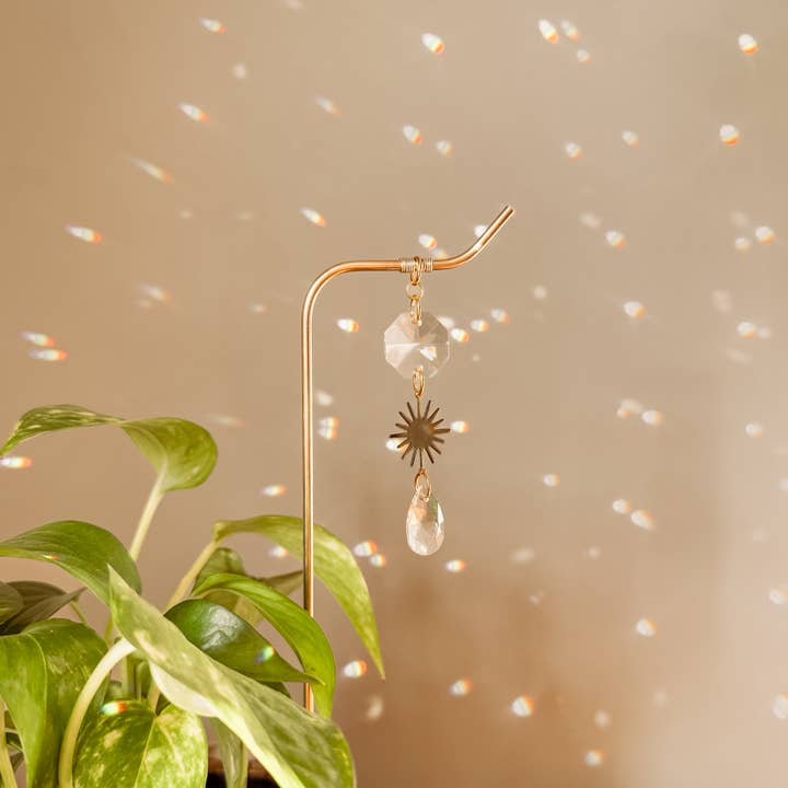 Meraki The Studio Co. - Wholesale Garden/Lawn Stake - Plant Stake | Suncatcher + Sun Charm | Houseplant Accessory0