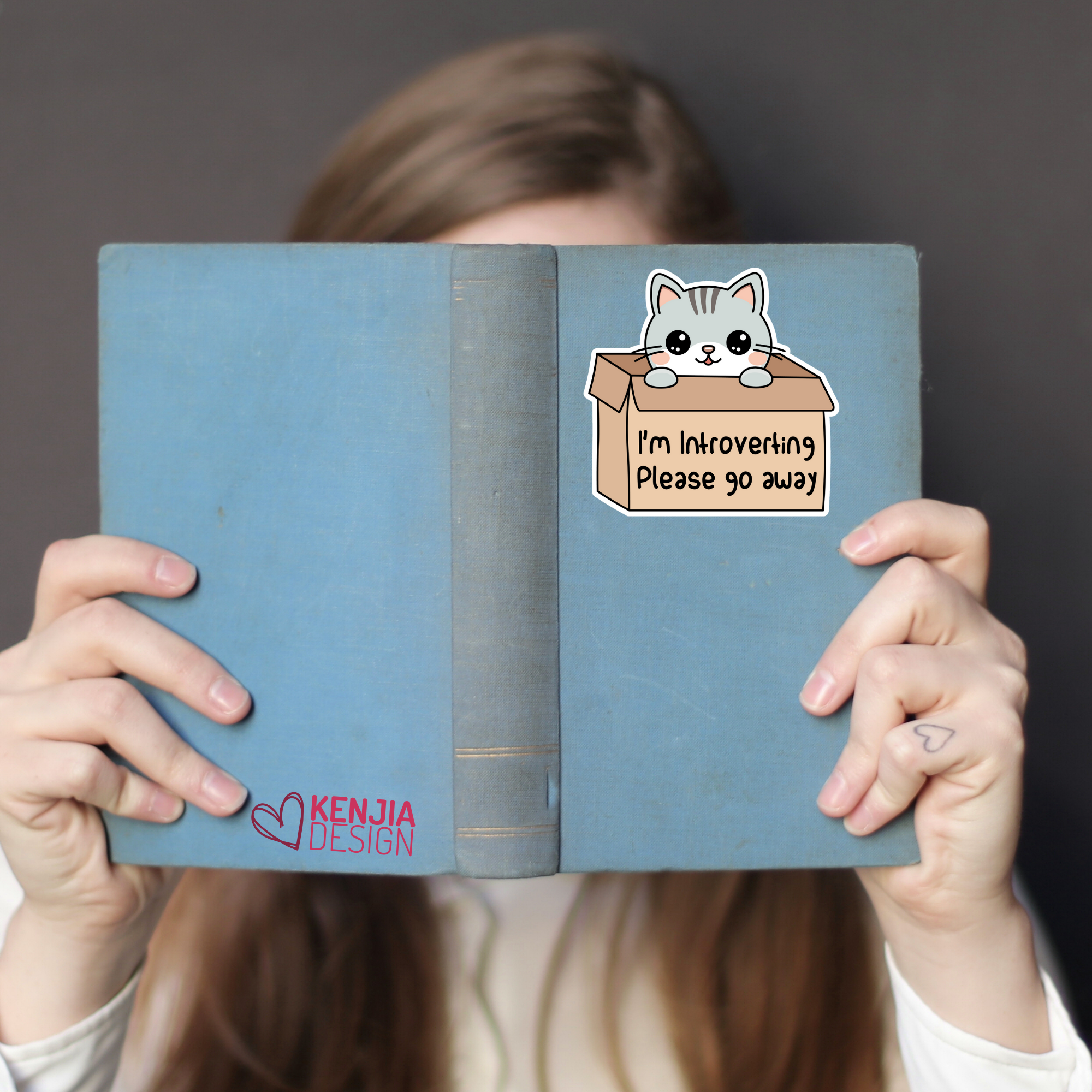 Kenjia Design - Wholesale Sticker - I'm Introverting, Please Go Away Stickers and Fridge Magnets5