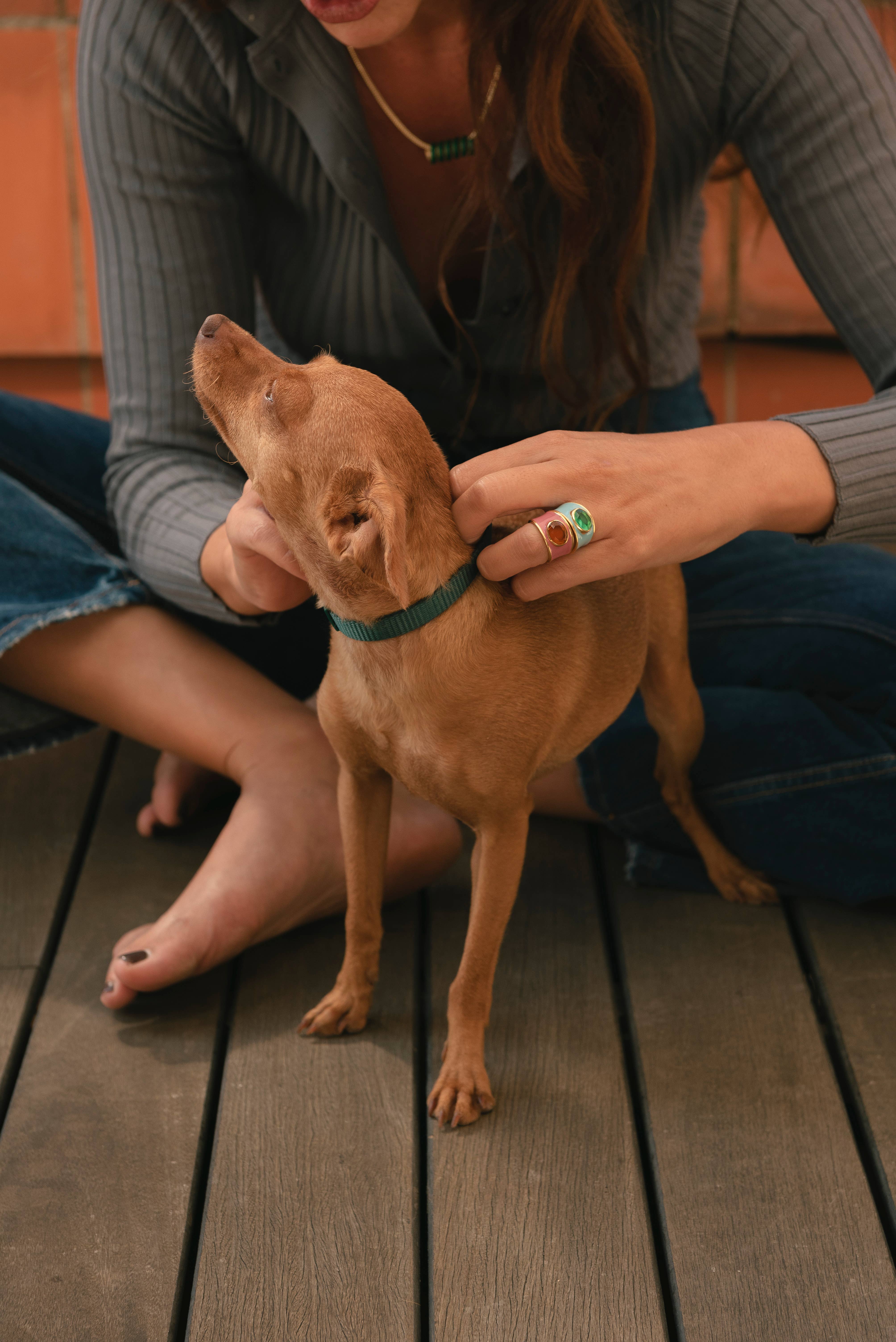 Virago Barcelona - Wholesale Cocktail/Statement Ring - Reflection Ring Blue4