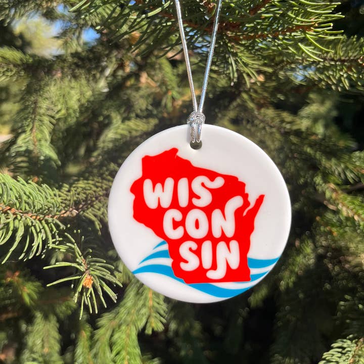 Wisconsin julprydnad State of Wisconsin Gåvor för wholesale av So Sweet Party Shop, LLC