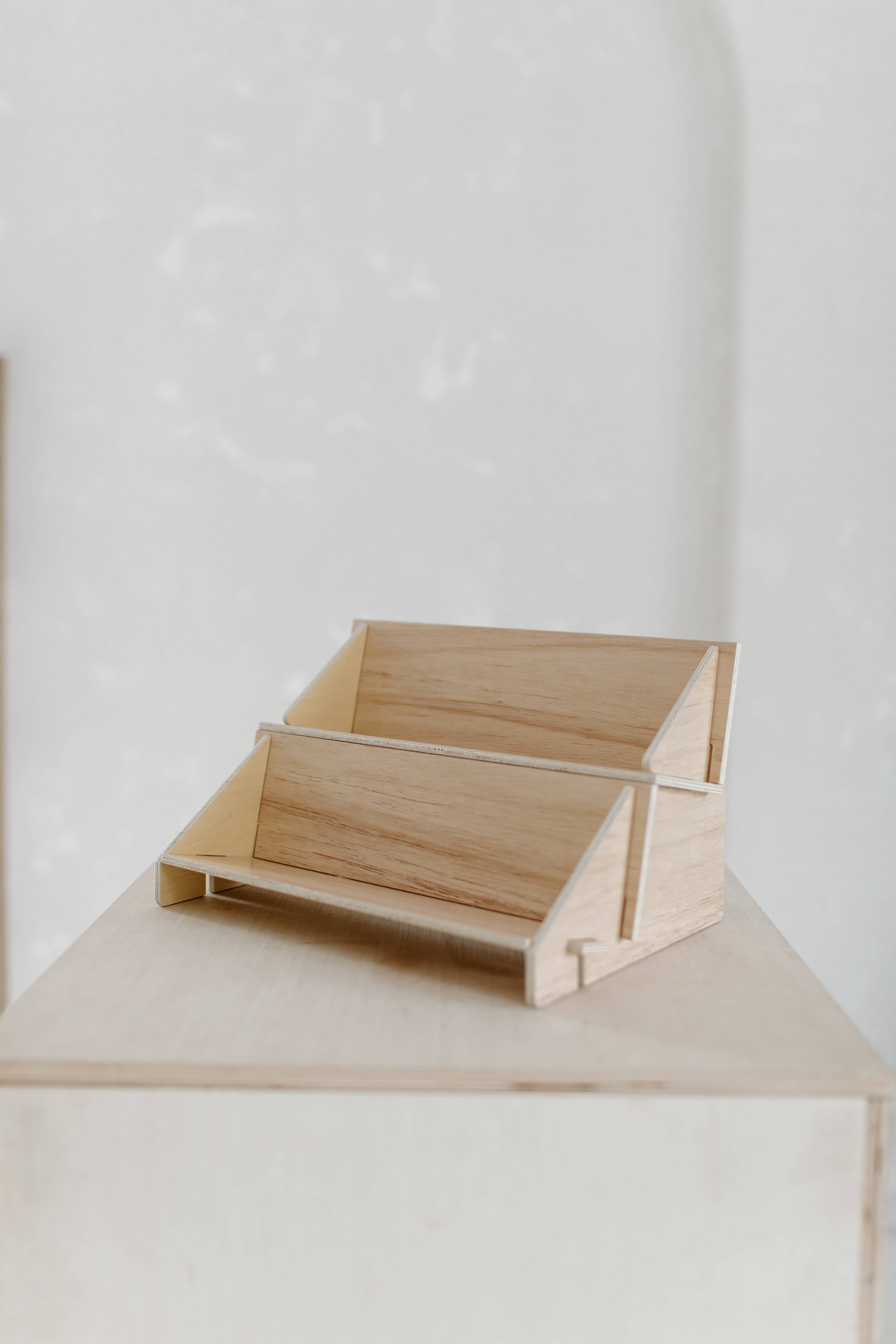 Reminder Nail Polish - Wholesale Display Shelf - 2-Tiered Birch Shelf (13")1