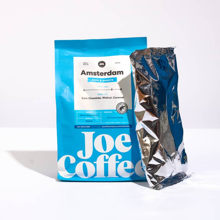 Amsterdam (Medium Roast) - Fractional Packs - 4oz/Case of 40 for wholesale by Joe Coffee Company
