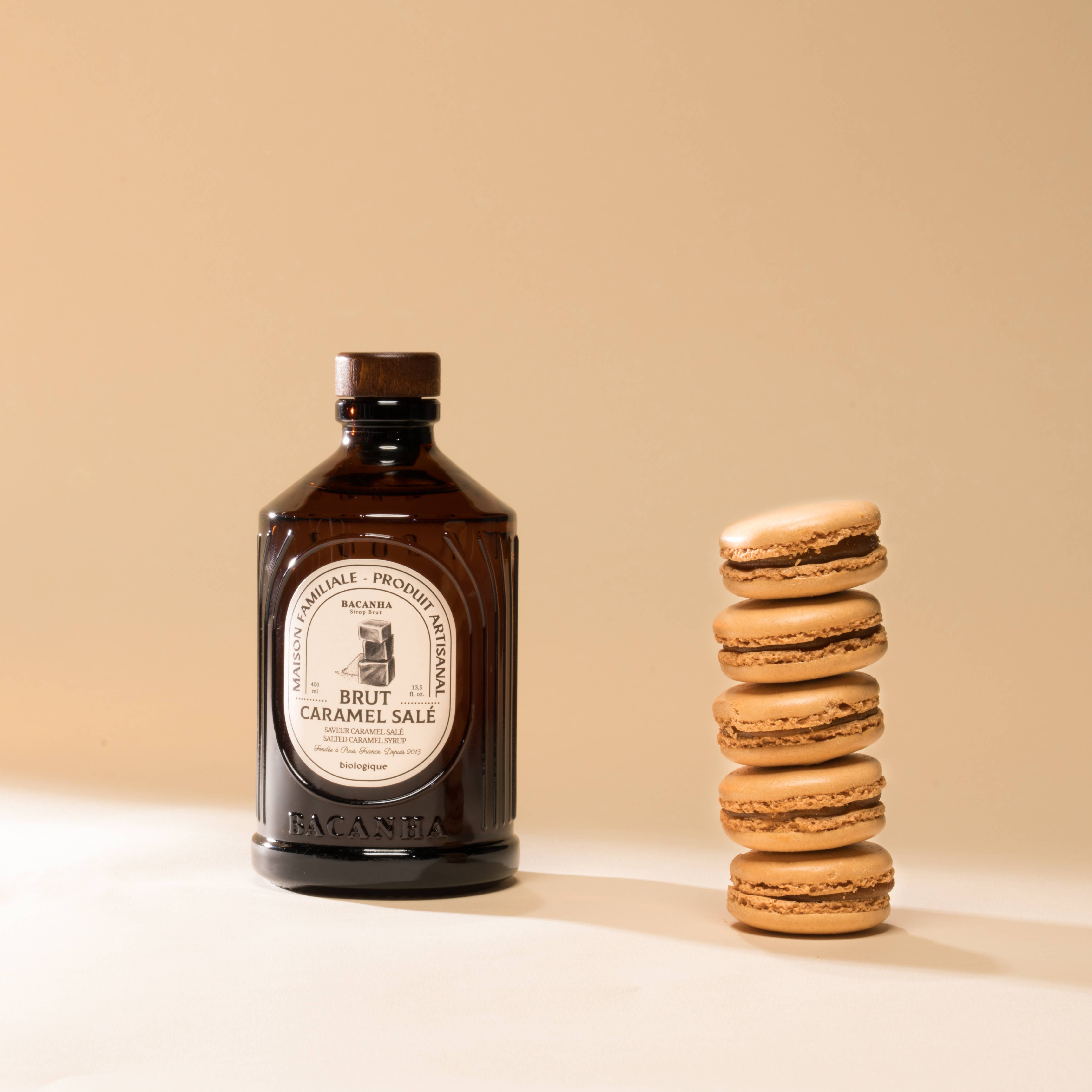 Bacanha - Wholesale Cocktail Mix/Syrup - Raw Salted Caramel Syrup - Organic - 400ml - 13,5 fl. oz.3