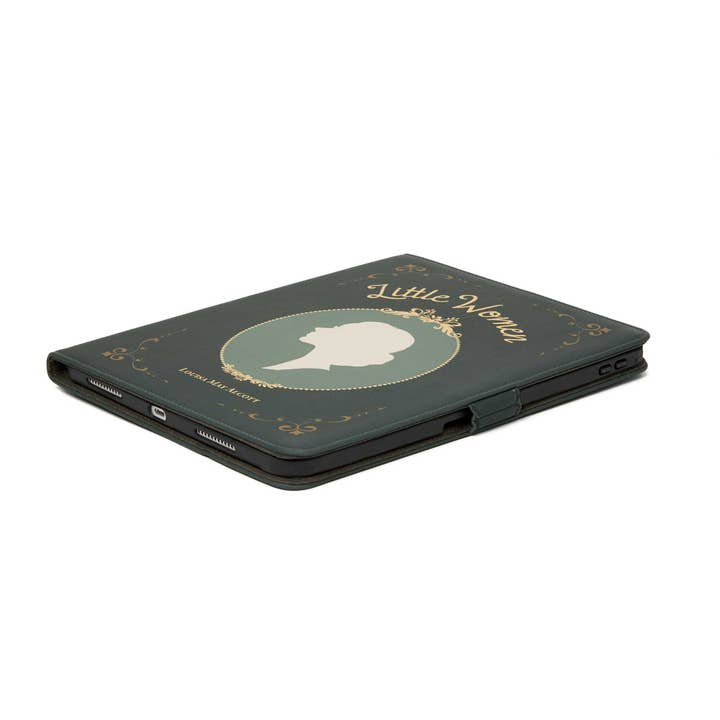 Little Women iPad-fodral i grönt konstläder för wholesale av Well Read Company