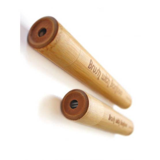 Brush With Bamboo - Wholesale Toothbrush Holder - Adult Bamboo Travel Case
