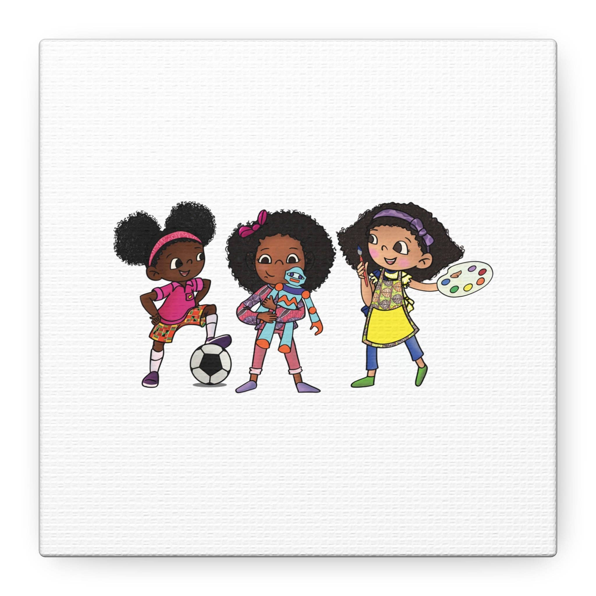 Ikuzi Dolls - Wholesale Art Print - Kids & Baby - Kids' Canvas Wall Art - Playful Characters for Creative Spaces50