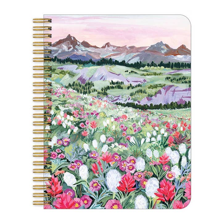 Cuaderno de Flores y Montaña con Foil para venta al por mayor de On The Bright Side