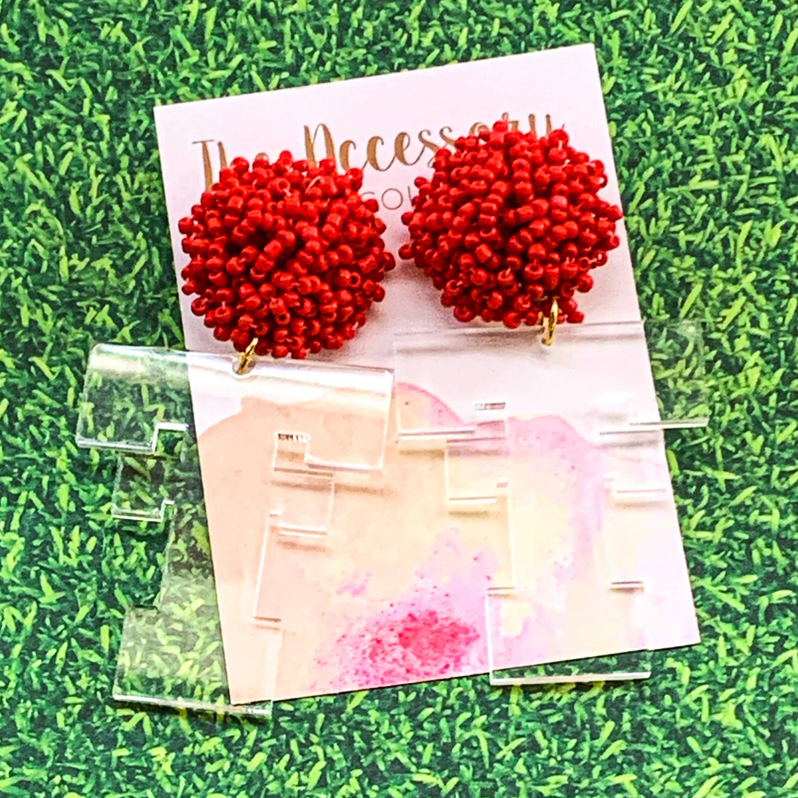 THE ACCESSORY SCOUT – wholesale Dangle earrings – Scout Celebration Tailgate Texas Tech Earrings3