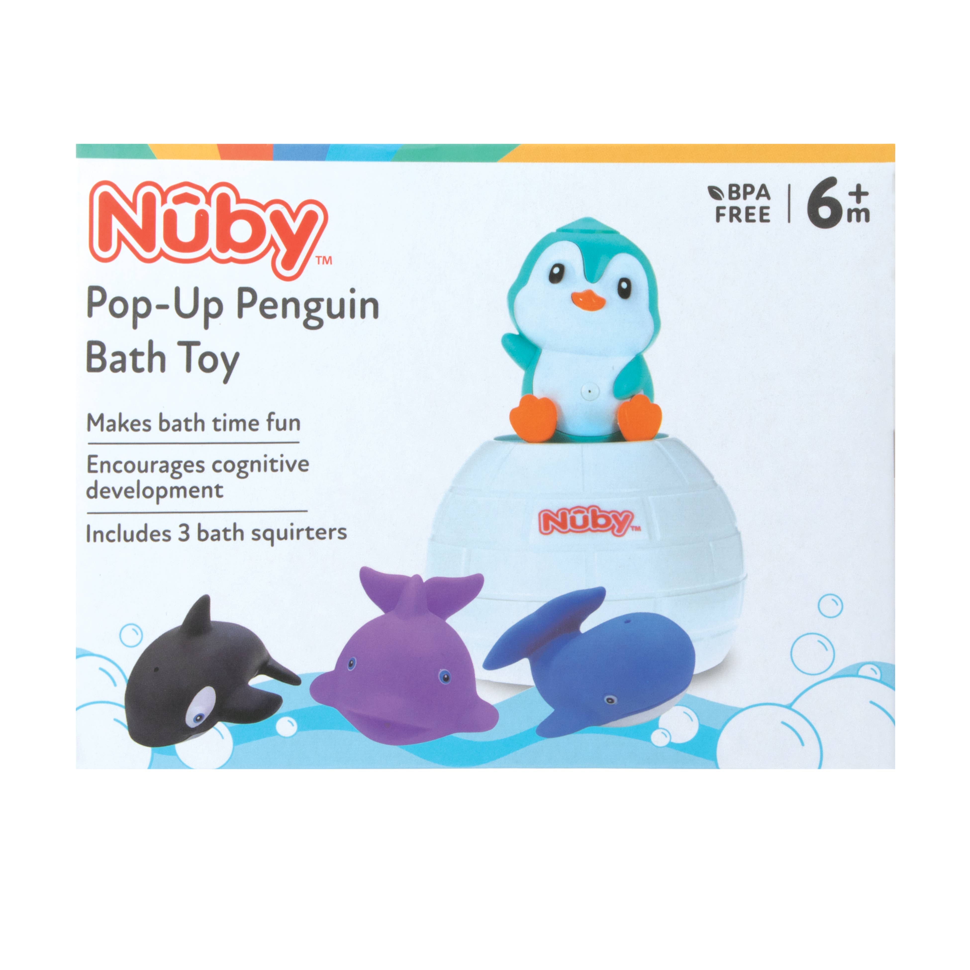 Nuby - Wholesale Bath Toy - Baby - Penguin Bath Toys & 4 Squirters0