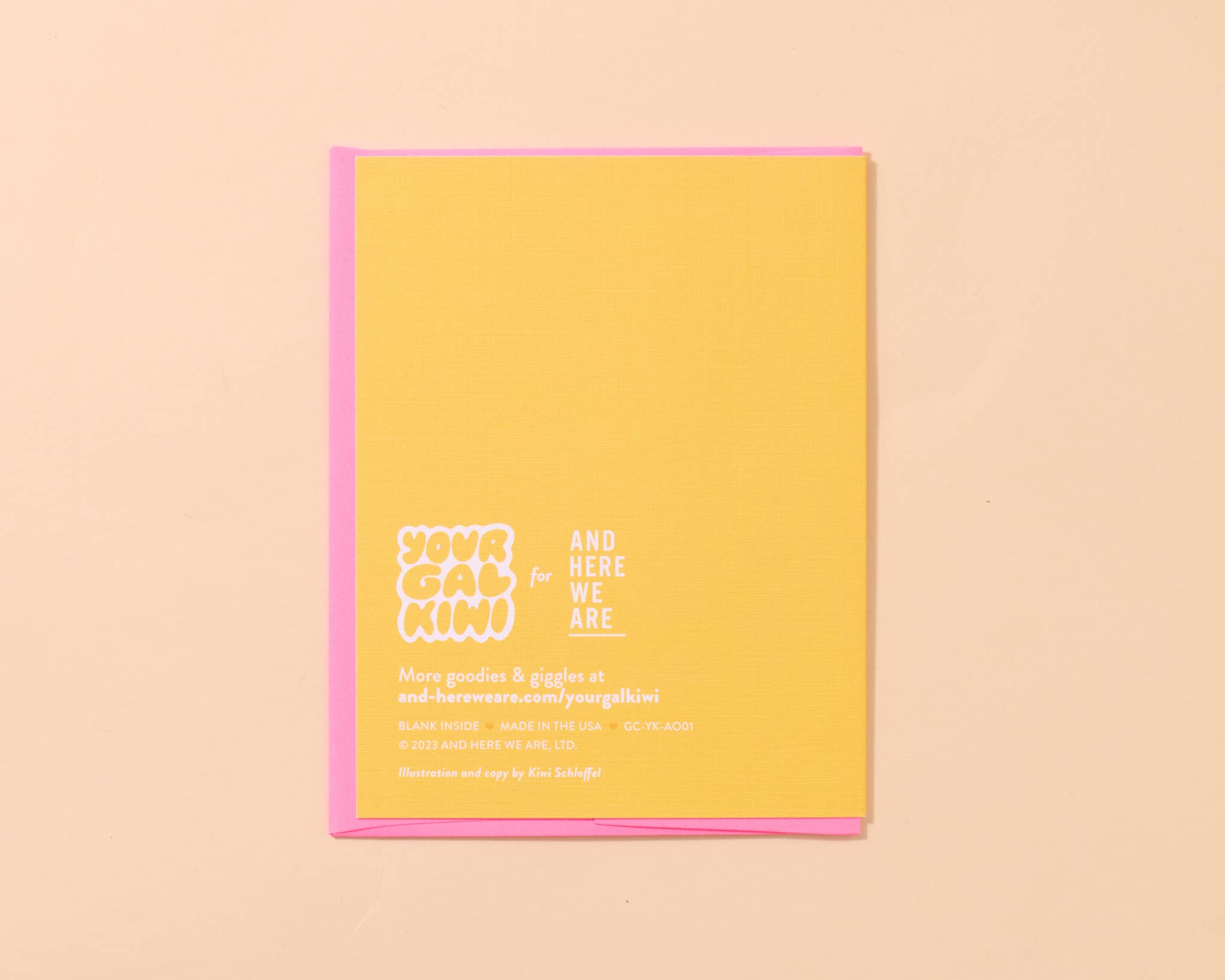 And Here We Are – wholesale Baby card – Already Obsessed Card - New Baby, Pregnancy - Made in USA1