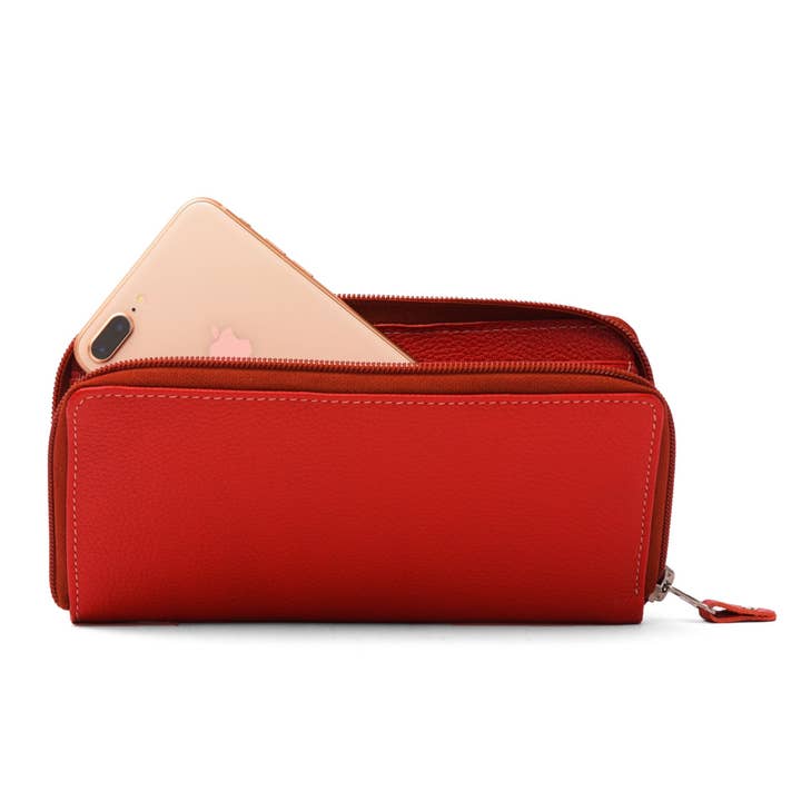 Hides - Wholesale Wallet - Women's - Leather Zip Around Wallet21