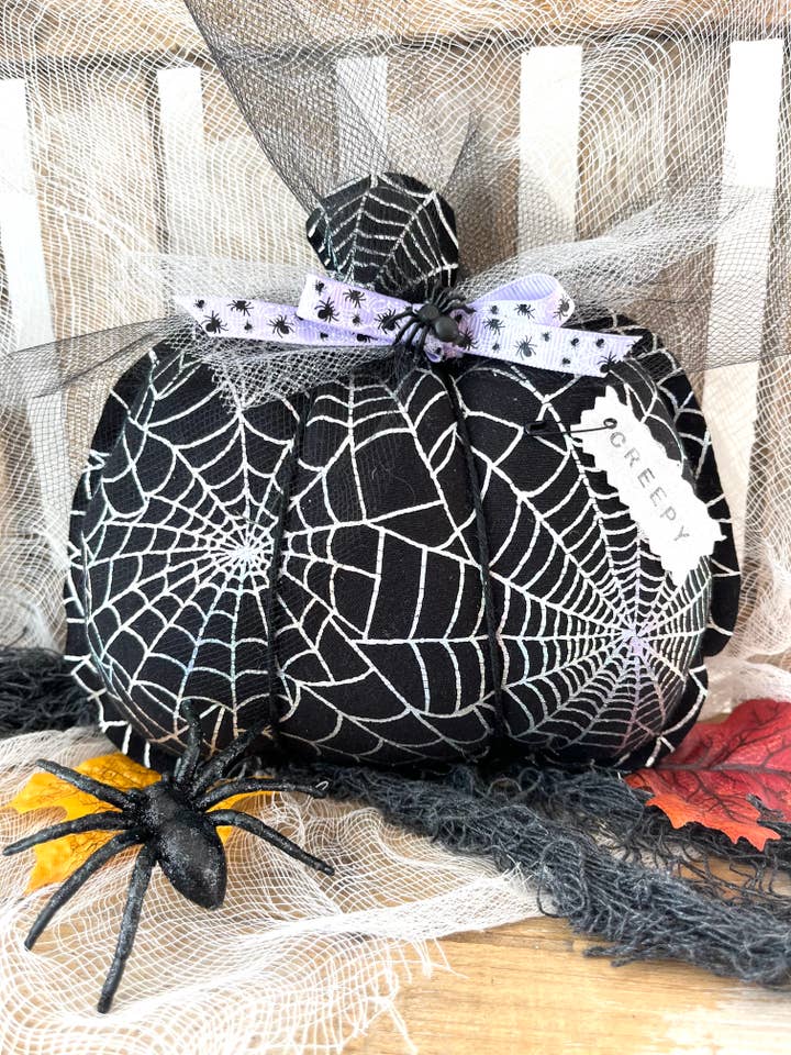 Zucca rustica vintage per Halloween, decorazione per la casa raccapricciante per la vendita all'ingrosso da parte di Kate + Em