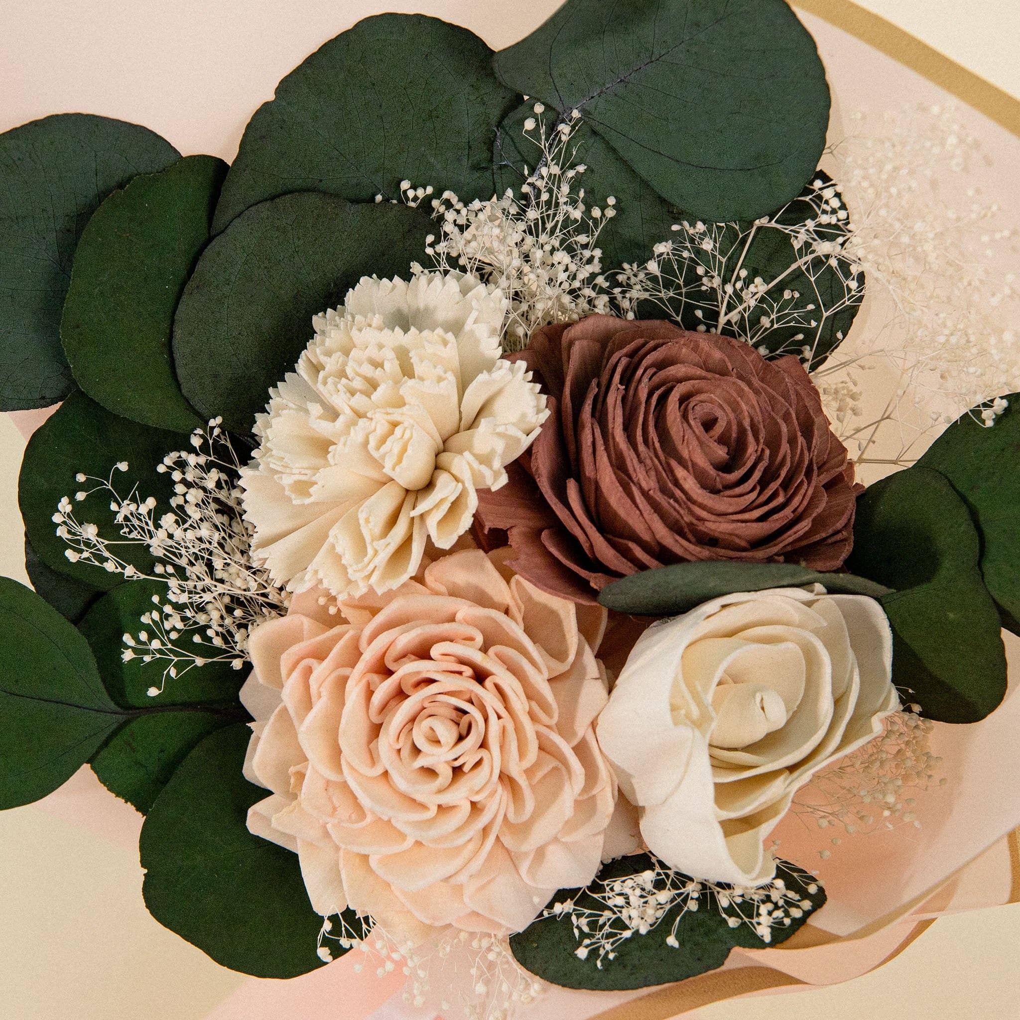 Sola Wood Flowers - Wholesale Artificial Flowers - Mini Deluxe Bouquets - Pink Breeze2