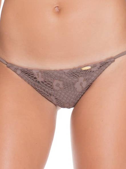 COSITA BUENA - Wavey Ruched Back Brazilian Tie Side Bottom for wholesale by Luli Fama