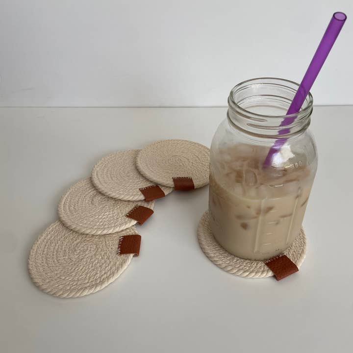 KnotEM Macrame - Wholesale Coasters - Rope Coaster // Handmade Coaster7