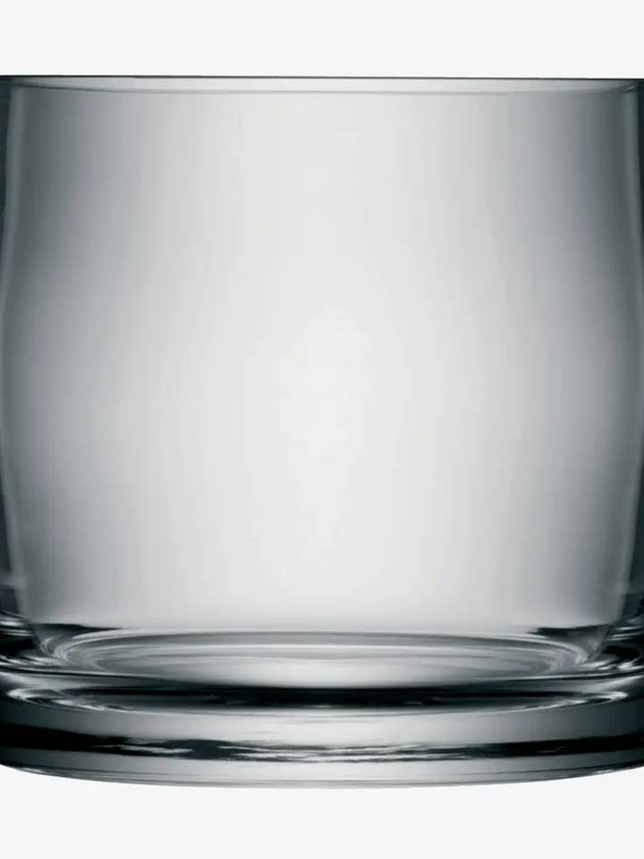 Column Vase/Candleholder H17 x 17cm Clear for wholesale by LSA International