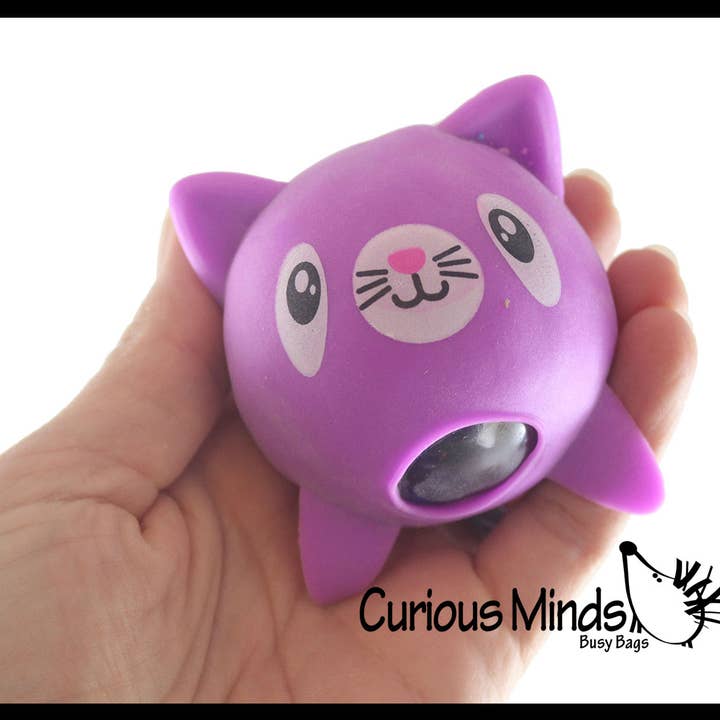 Curious Minds Toys - Wholesale Squishy Toy - Kids & Baby - 1Â Animal Water Bead Filled Squeeze Stress Balls - Pig, Pand