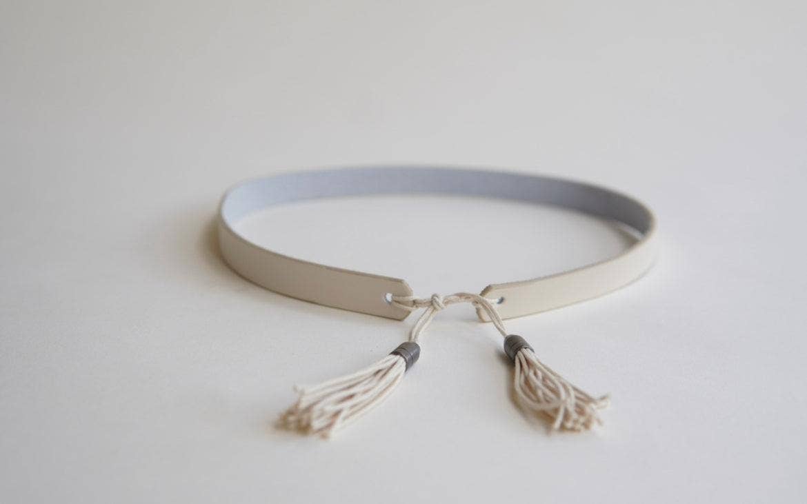 Cream Bohemian Hat Band | Wide brim hat band & accessory for wholesale on Faire1