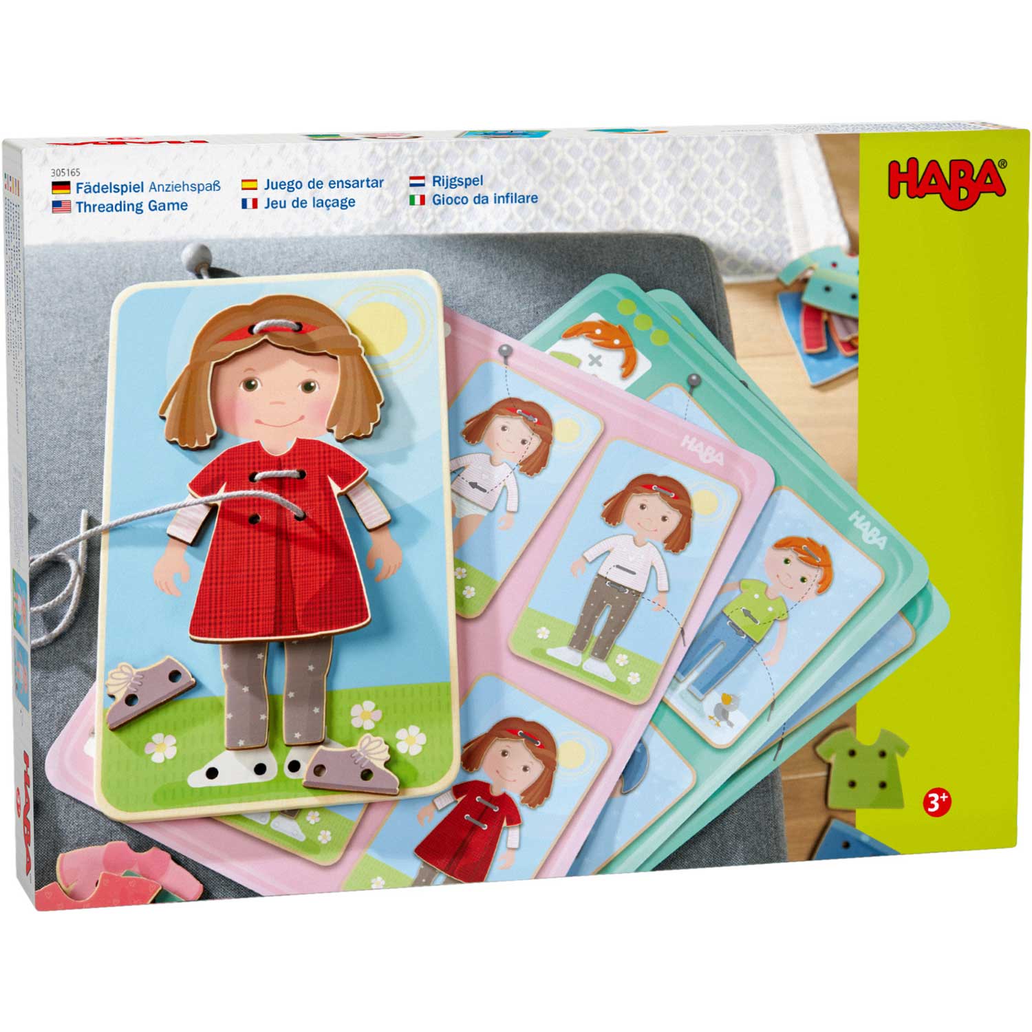 HABA USA - Wholesale Classic Toy - Kids - Dress Me Threading & Lacing Game8