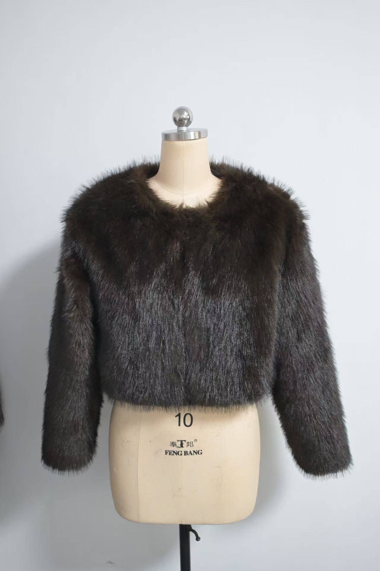 Marayn - Wholesale Jacket - Women's - Luxury Faux Fur Jacket Chic AutumnWinter European Style17