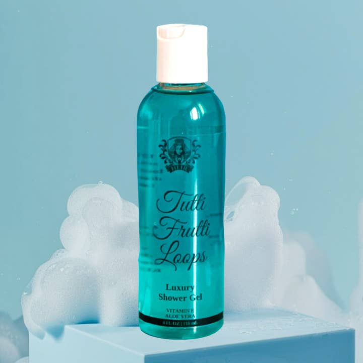 Tutti Frutti Loops Duschgel für den Großhandel von Heir Soapery