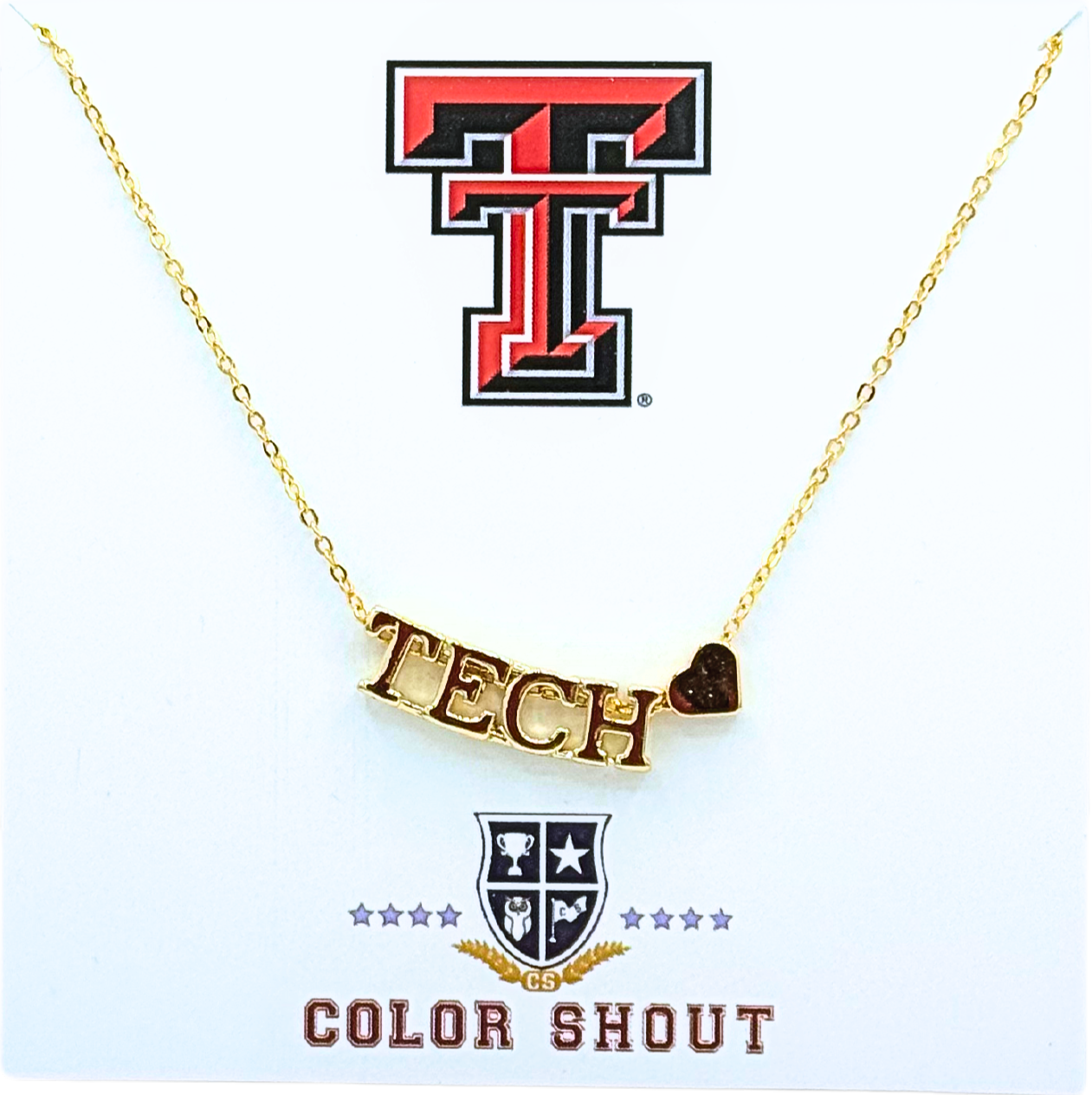 Color Shout - Wholesale Pendant/Charm Necklace - I Love College:  Initial Heart Necklace32