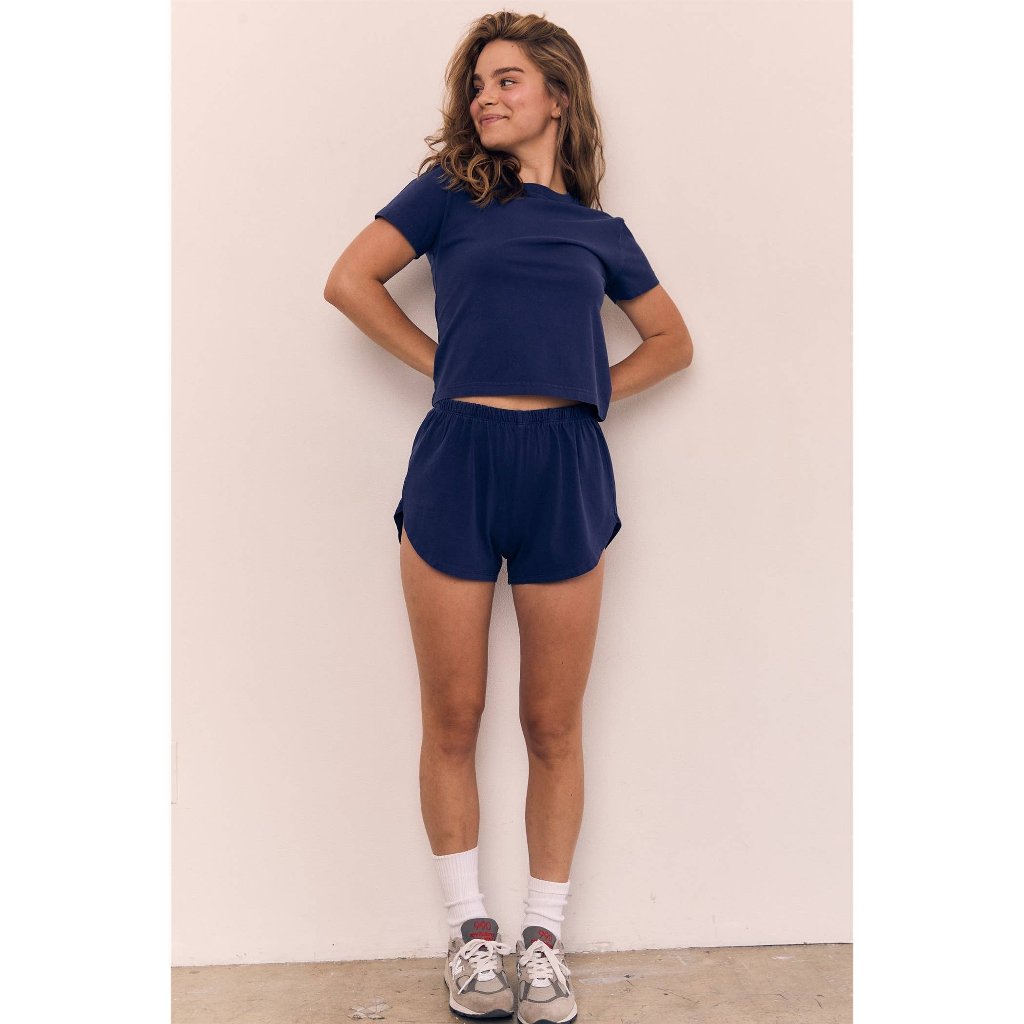 The Blank Lab - Wholesale T-Shirt - Women's - Mineral Washed Cotton Blank Cropped Tee (AAC096)1