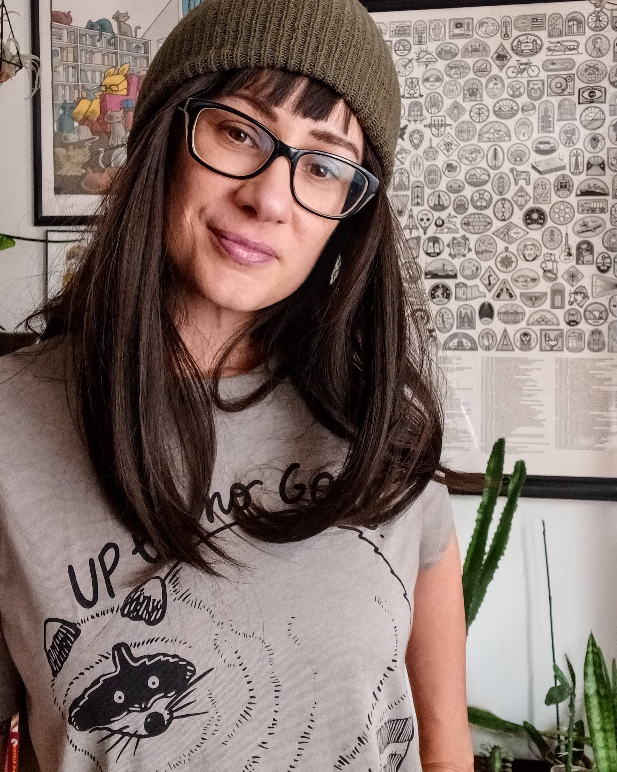 Yonder Studios - Wholesale Screen Printed T-Shirt - Unisex - Up to No Good Shirt on Stone2