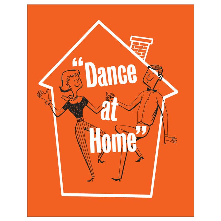 Fridgedoor - Wholesale Magnet - 2.5'' x 3.5'' Dance at Home Magnet