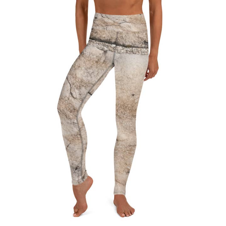 Lennox - Tan Og Beige Veganske Leggings for engroshandel hos Izzabel