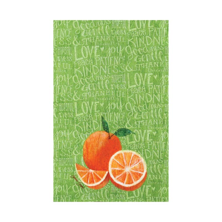 SALE Fruit Orange Kitchen Towel for wholesale by C&F Home