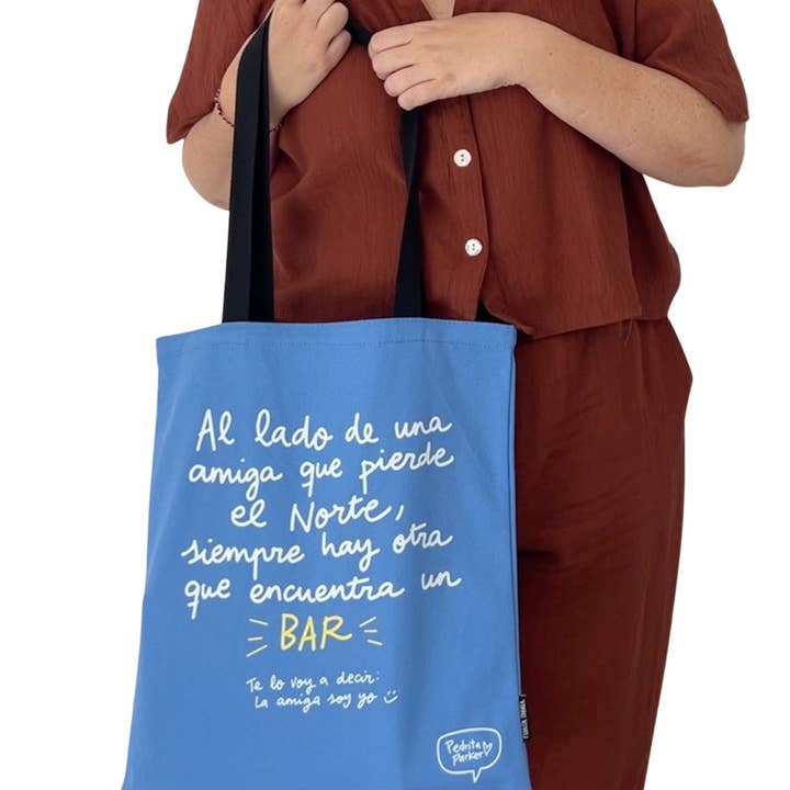 Pedrita Parker - Wholesale Tote Bag - Women's - Amigas Bar Canvas Bag2