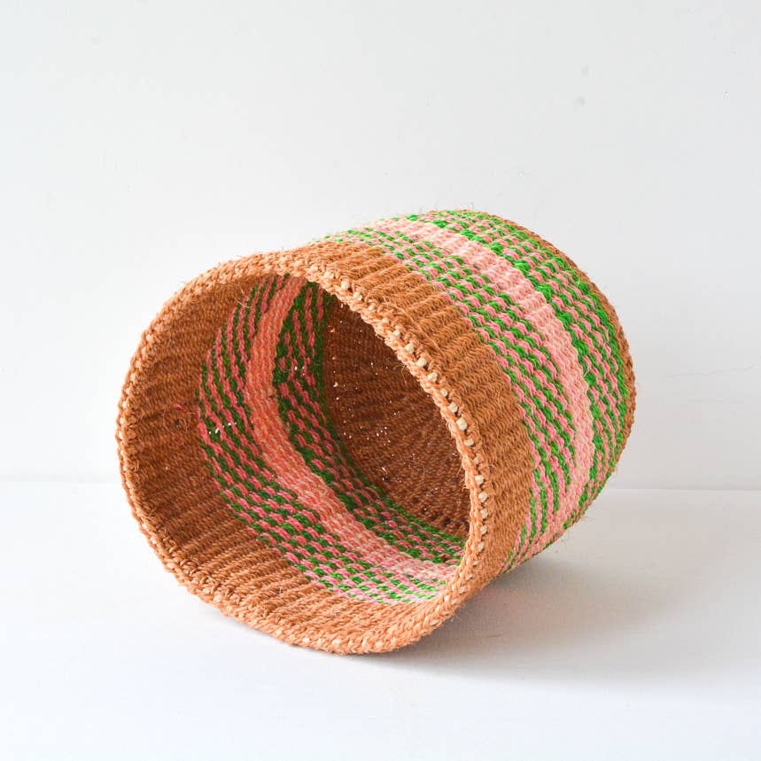 Crafts by Solid - Wholesale Basket - Handwoven Sisal Baskets - Colourful hues - XXS - XXL44