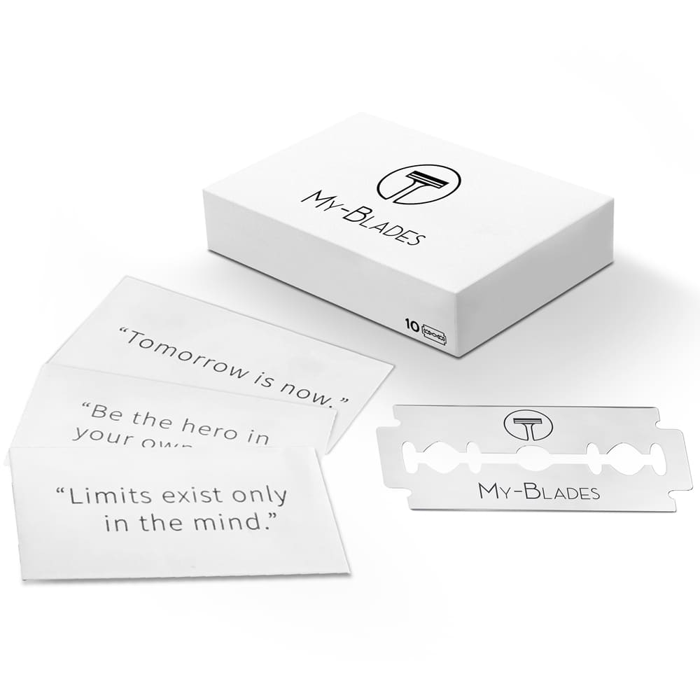 BIObay – Engroshandel Barberskraber – MY-BLADES PLATINUM Barberblade/Dobbeltblade 100 stk.2