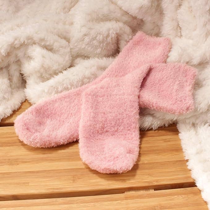 The Arinna Collection LLC - Wholesale Socks - Women's - White Fuzzy Fluffy Socks for Women