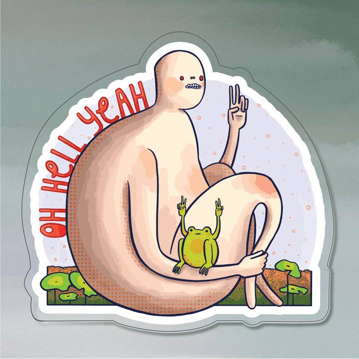 Pegatina Oh Hell Yeah para venta al por mayor de Micael Nunez