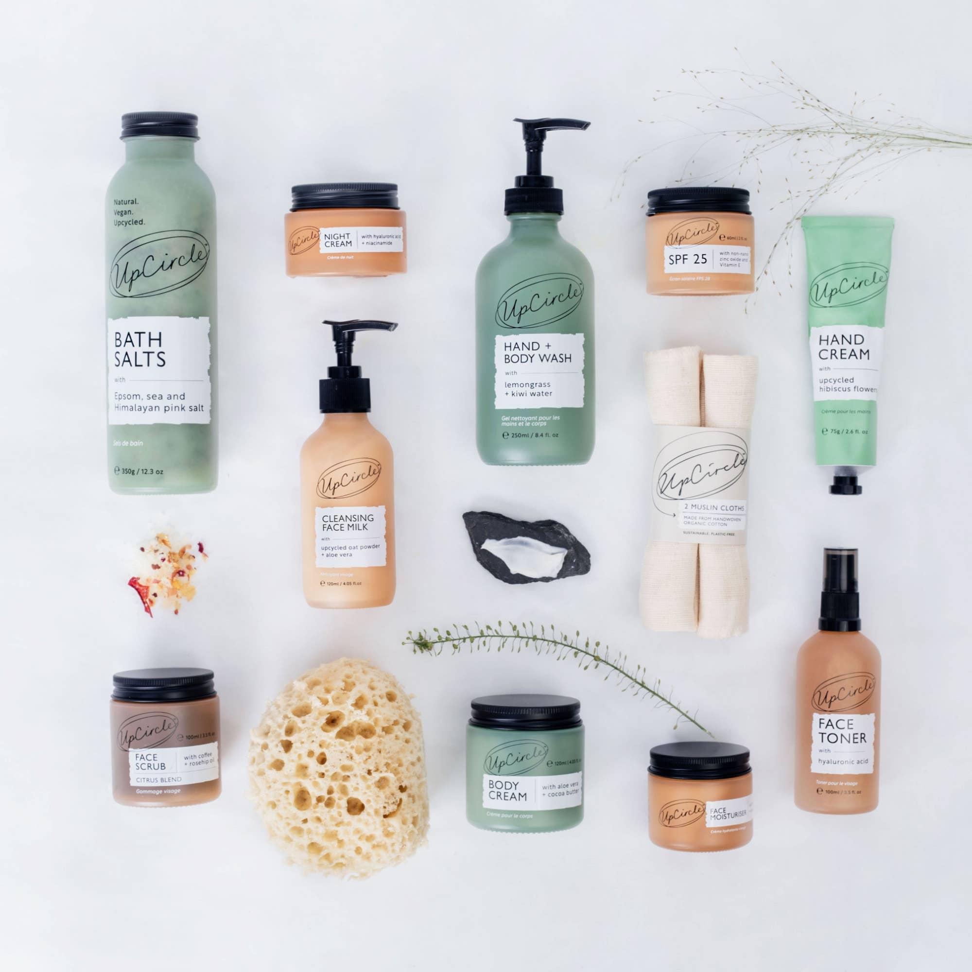 UpCircle Beauty Europe - Wholesale Makeup Remover - Organic Sustainable Unbleached Eco Zero Waste Muslin Cloths Accessory Gift3