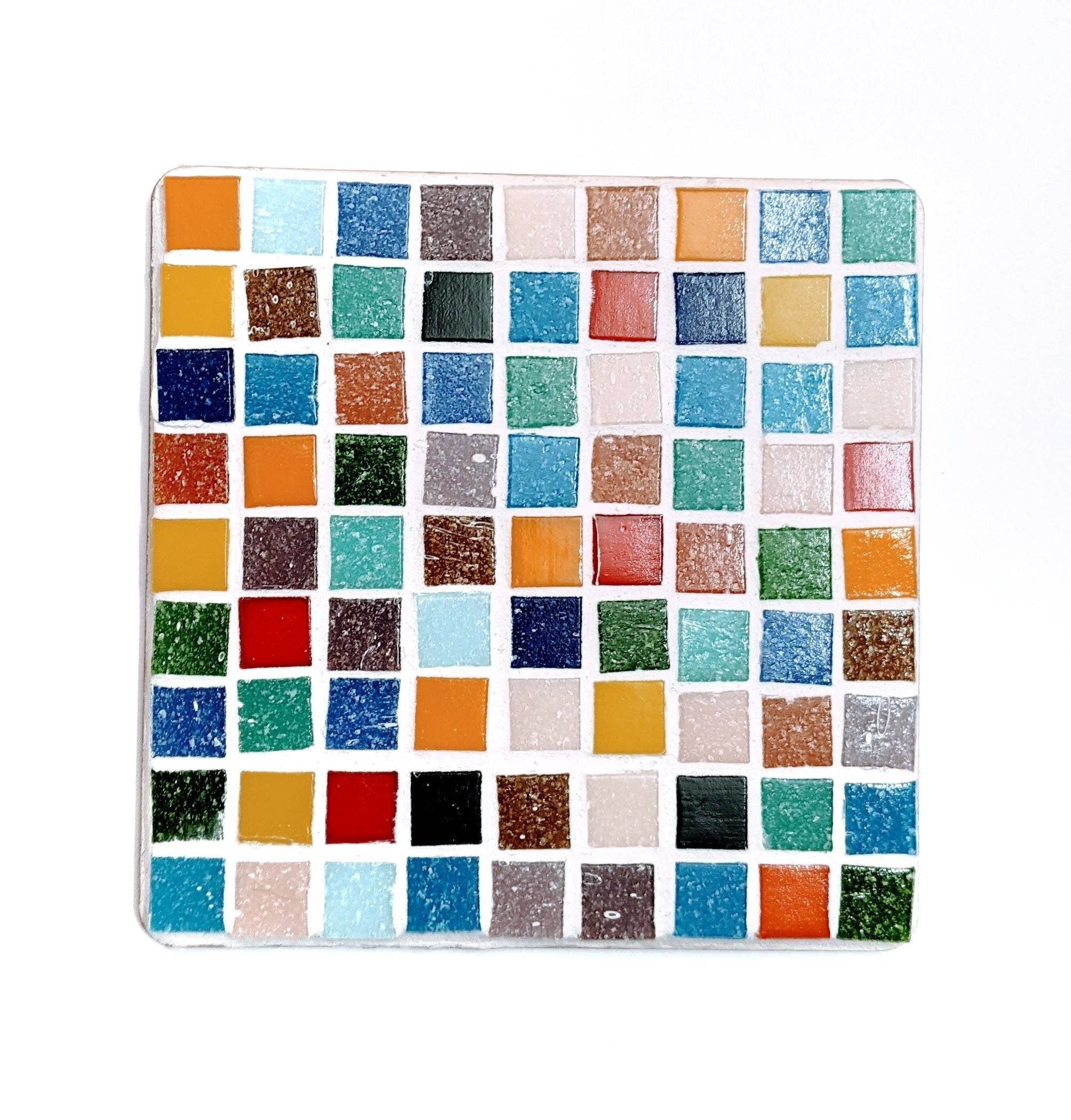 Montet Designs - Wholesale DIY Craft Kit - 4 x Coaster DIY Mosaic Kit, Roman Style1