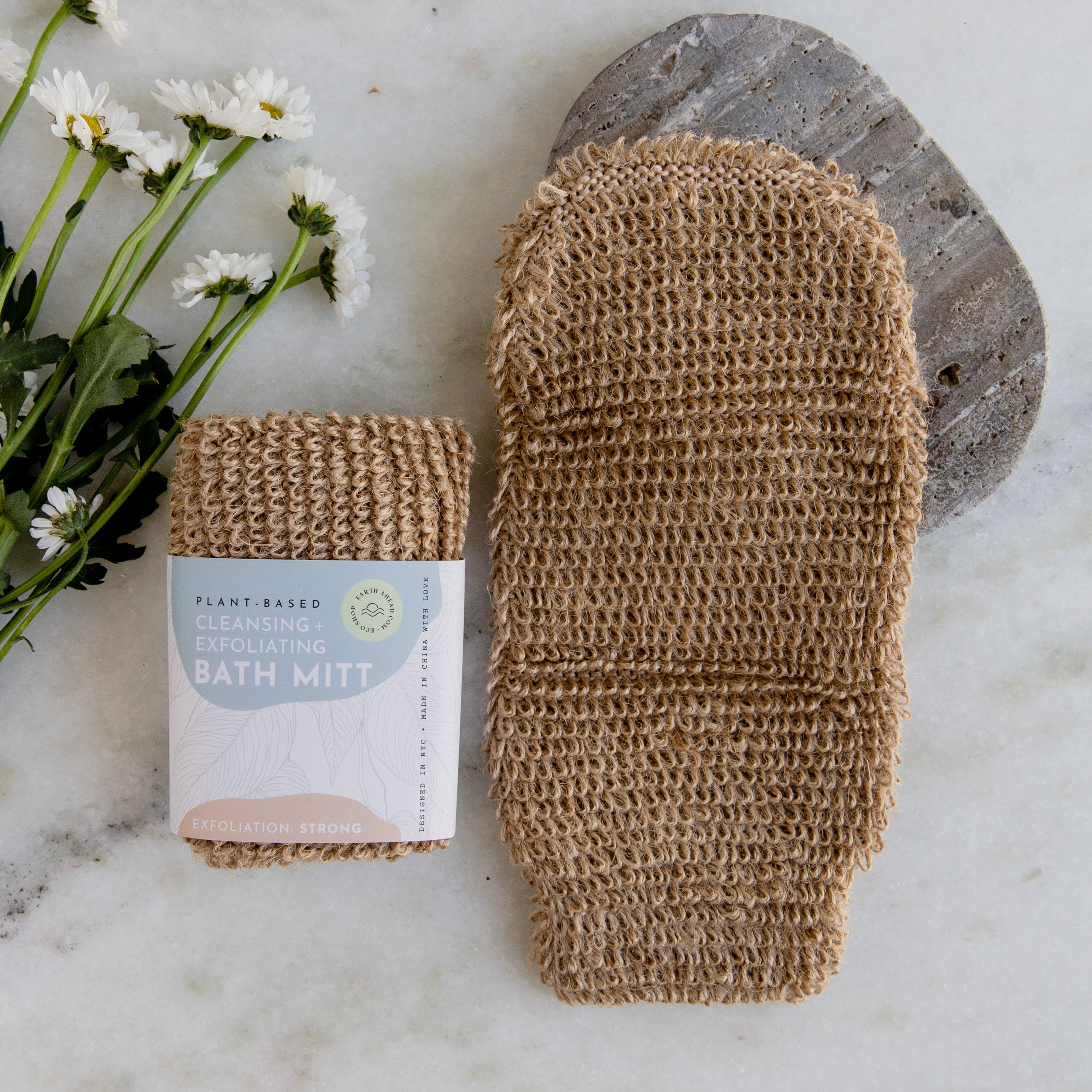 Wholesale Jute Bath Shower Mitt PlantBased, Cleansing & Exfoliating
