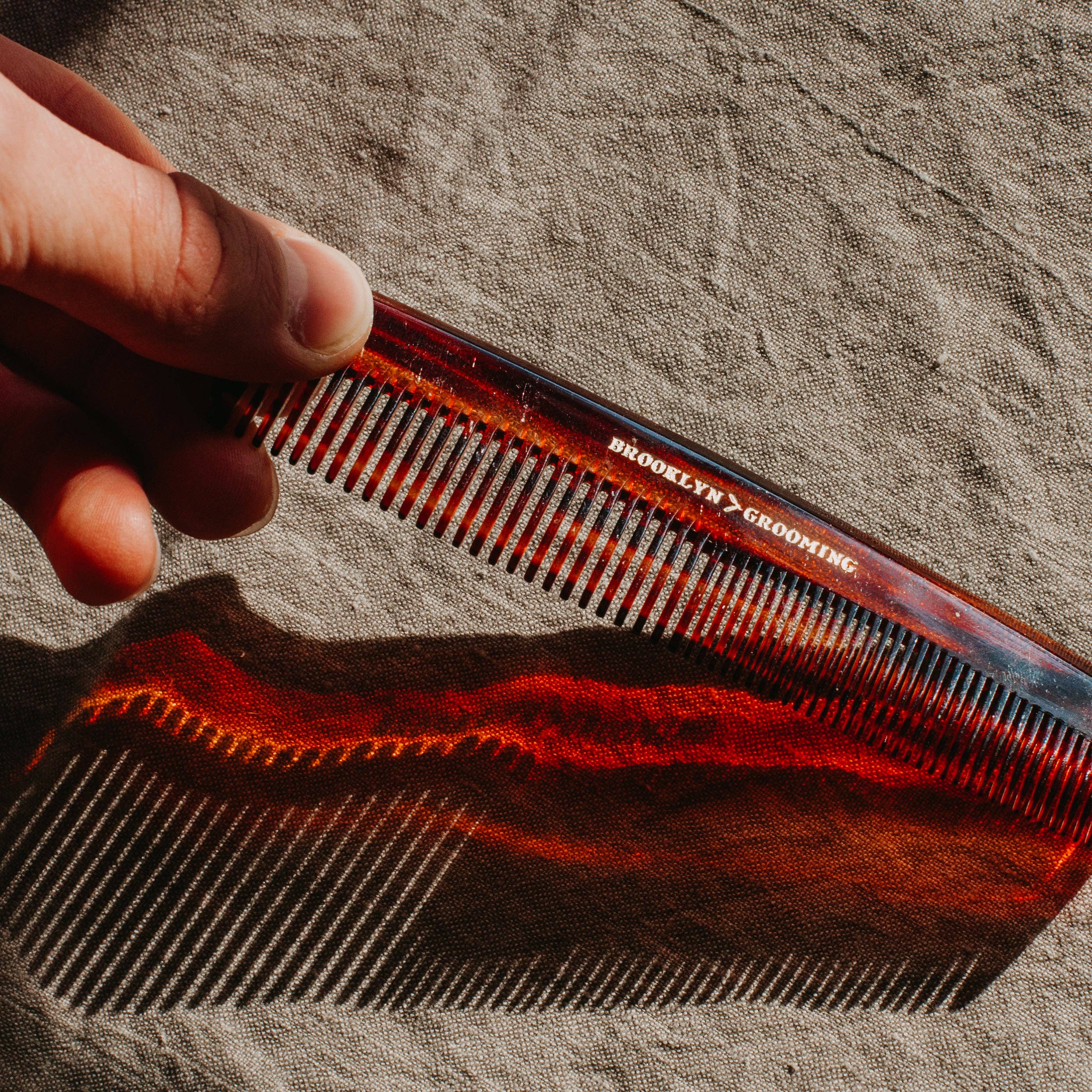 Brooklyn Grooming - Vente Peigne/brosse à cheveux - Peigne de poche fait main pour homme3