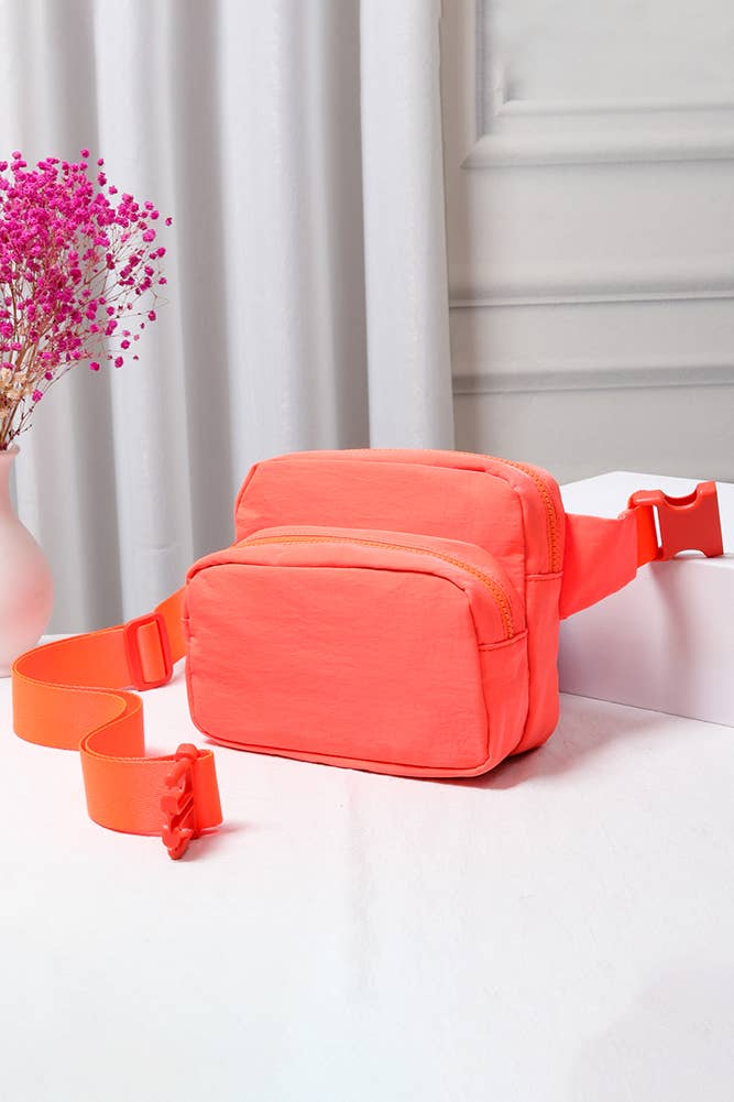 Hana – wholesale Midjeväska - Dam – Solid Dubbel dragkedja Fanny Pack14